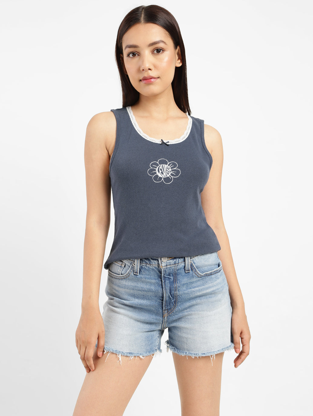 Women's Floral Scoop Neck T-shirt