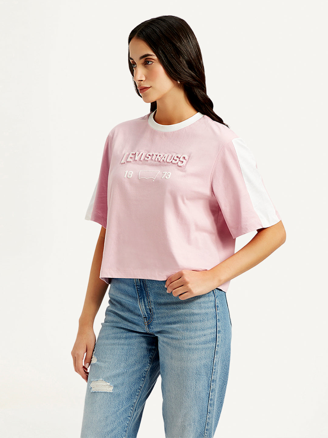 Women's Typographic Print Relaxed Fit T-shirt