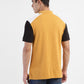 Men's Colorblock Slim Fit T-shirt Yellow
