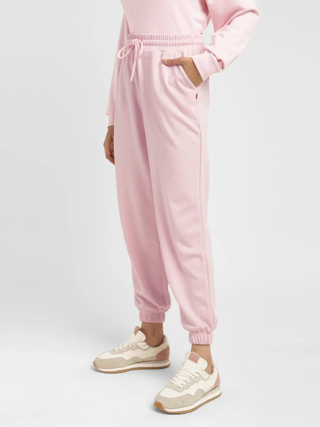 Pink high-rise joggers – The Fashion Carriage