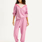 Women's Mid Rise Pink Joggers