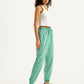 Women's Mid Rise Green Joggers