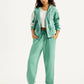 Women's Mid Rise Green Joggers