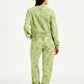 Women's Mid Rise Green Joggers