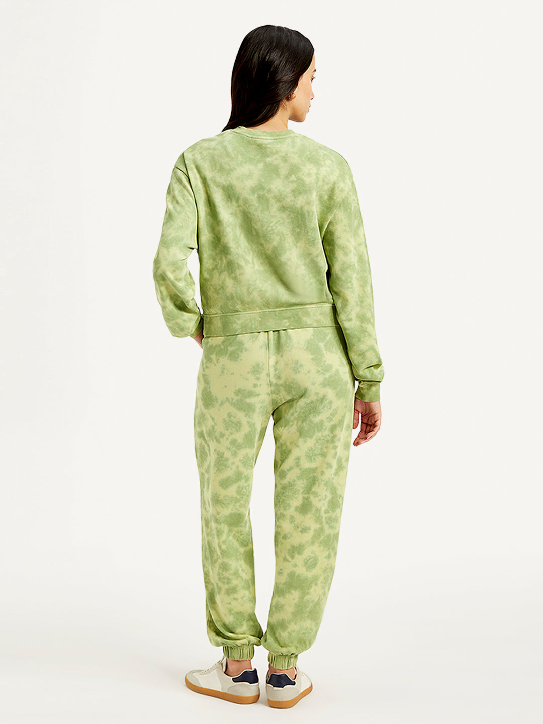 Women's Mid Rise Green Joggers