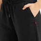 Women's Mid Rise Black Joggers - dfddddc8-50d1-4a01-9dc0-d7095282aafb View