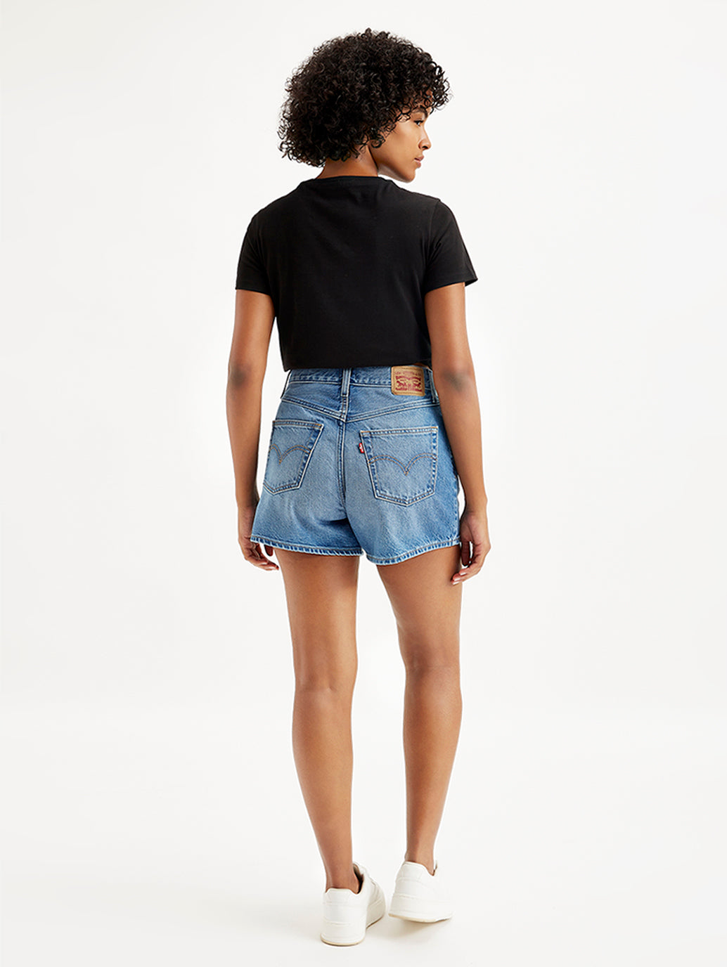 Levi's mid rise shorts best sale