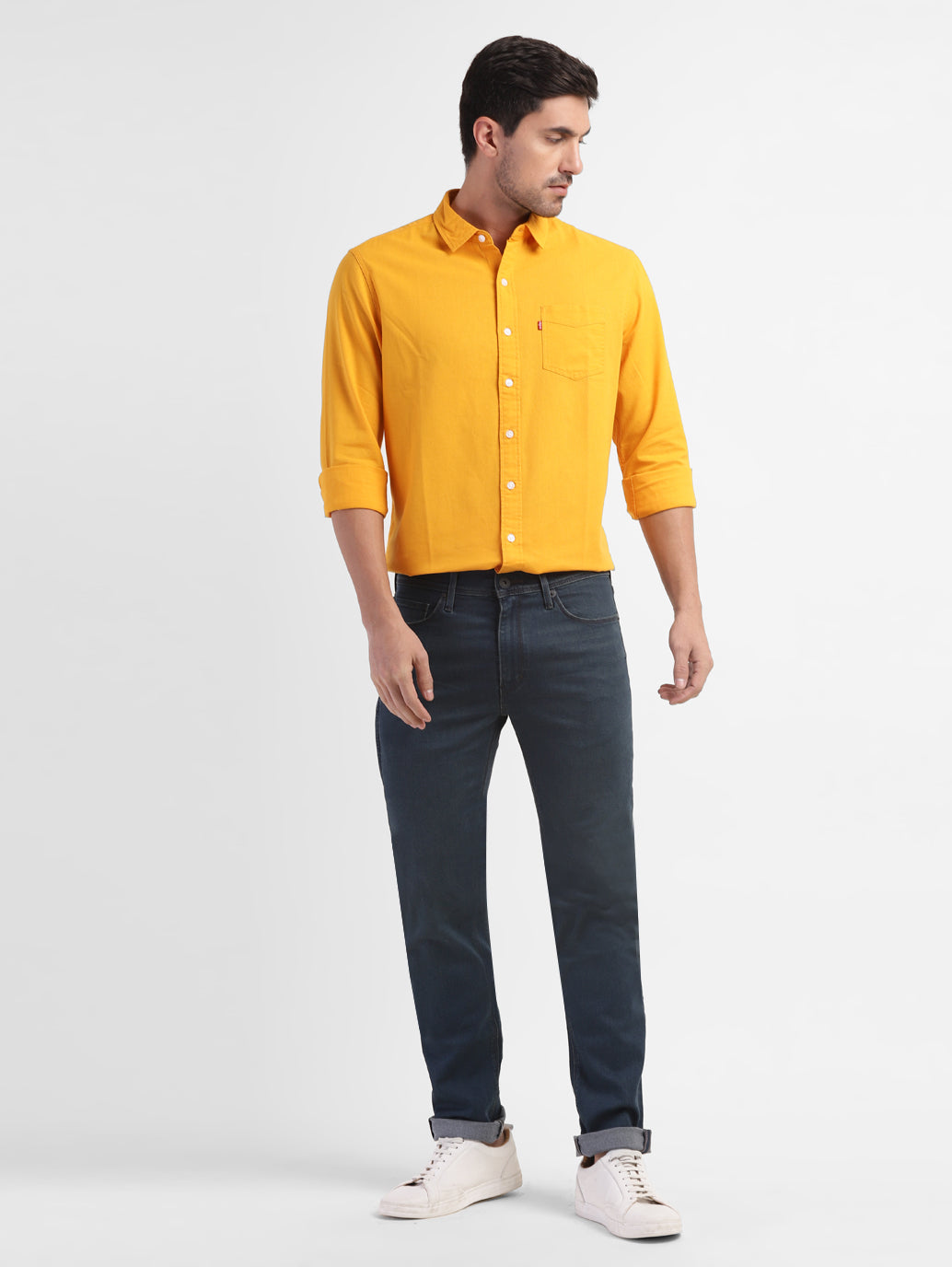 Men's 511 Blue Slim Fit Mid Rise Jeans