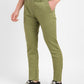 Men's Green Slim Tapered Fit Trousers