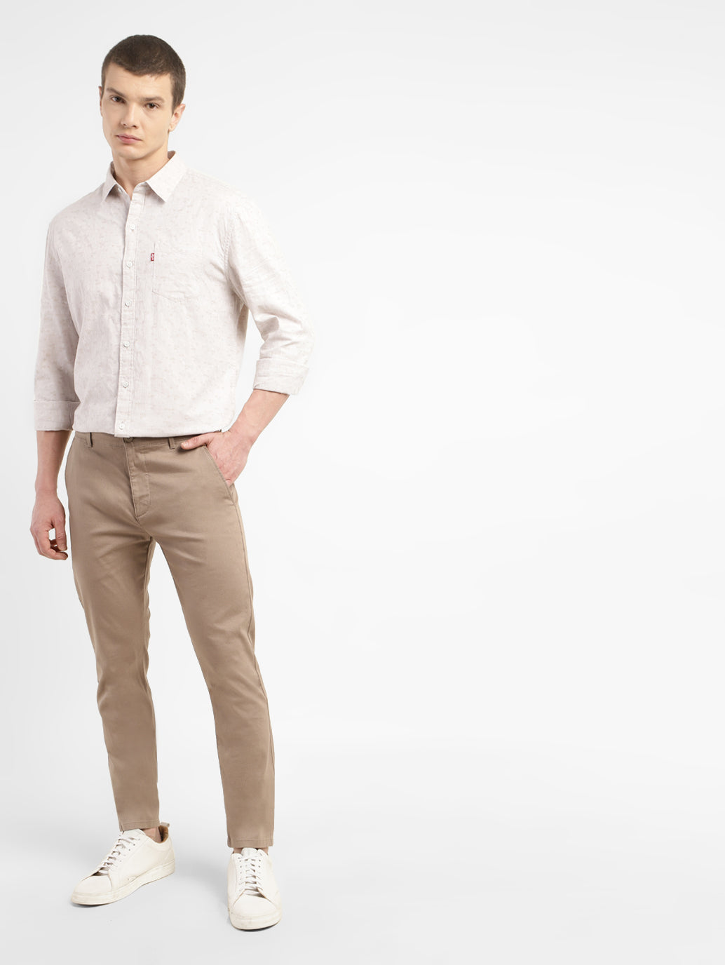 Men's Slim Tapered Fit Trousers