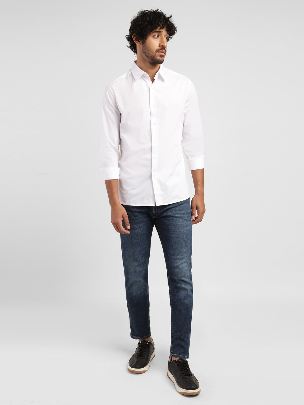 Men's Redloop 512 Blue Slim Tapered Fit Mid Rise Jeans