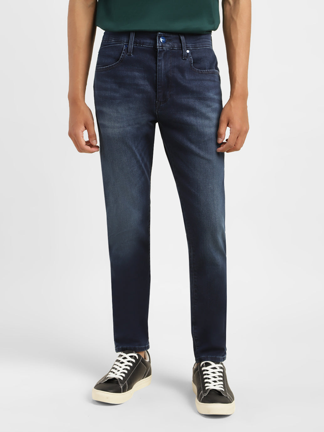 Men's Redloop 512 Blue Slim Tapered Fit Mid Rise Jeans