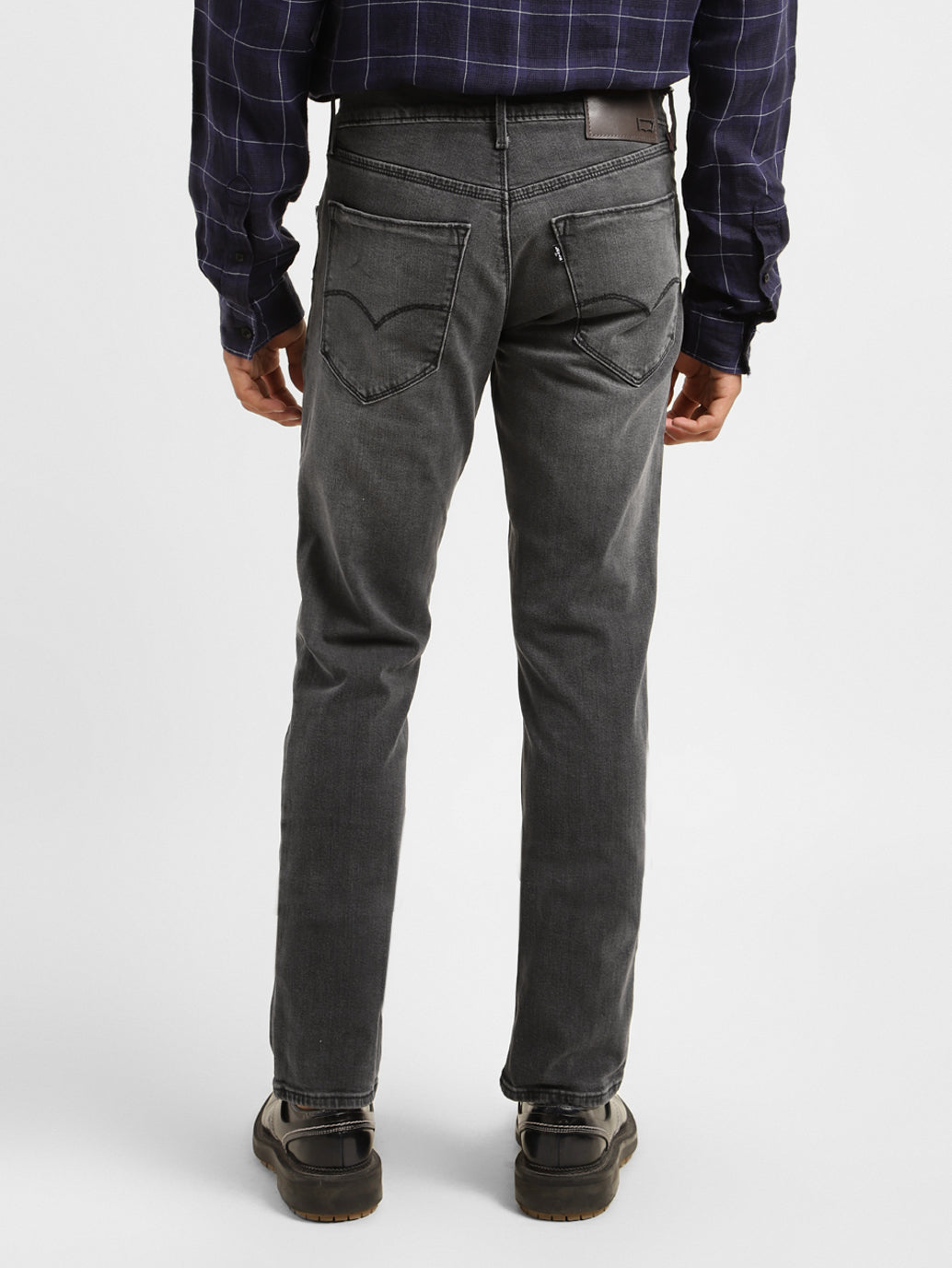 Men's Redloop 65504 Grey Skinny Fit Mid Rise Jeans - 46c54bc8-750a-4eec-80f2-ea451663c826 View