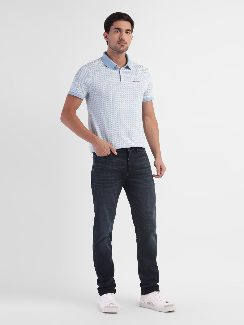 Men's Redloop 511 Indigo Slim Fit Mid Rise Jeans