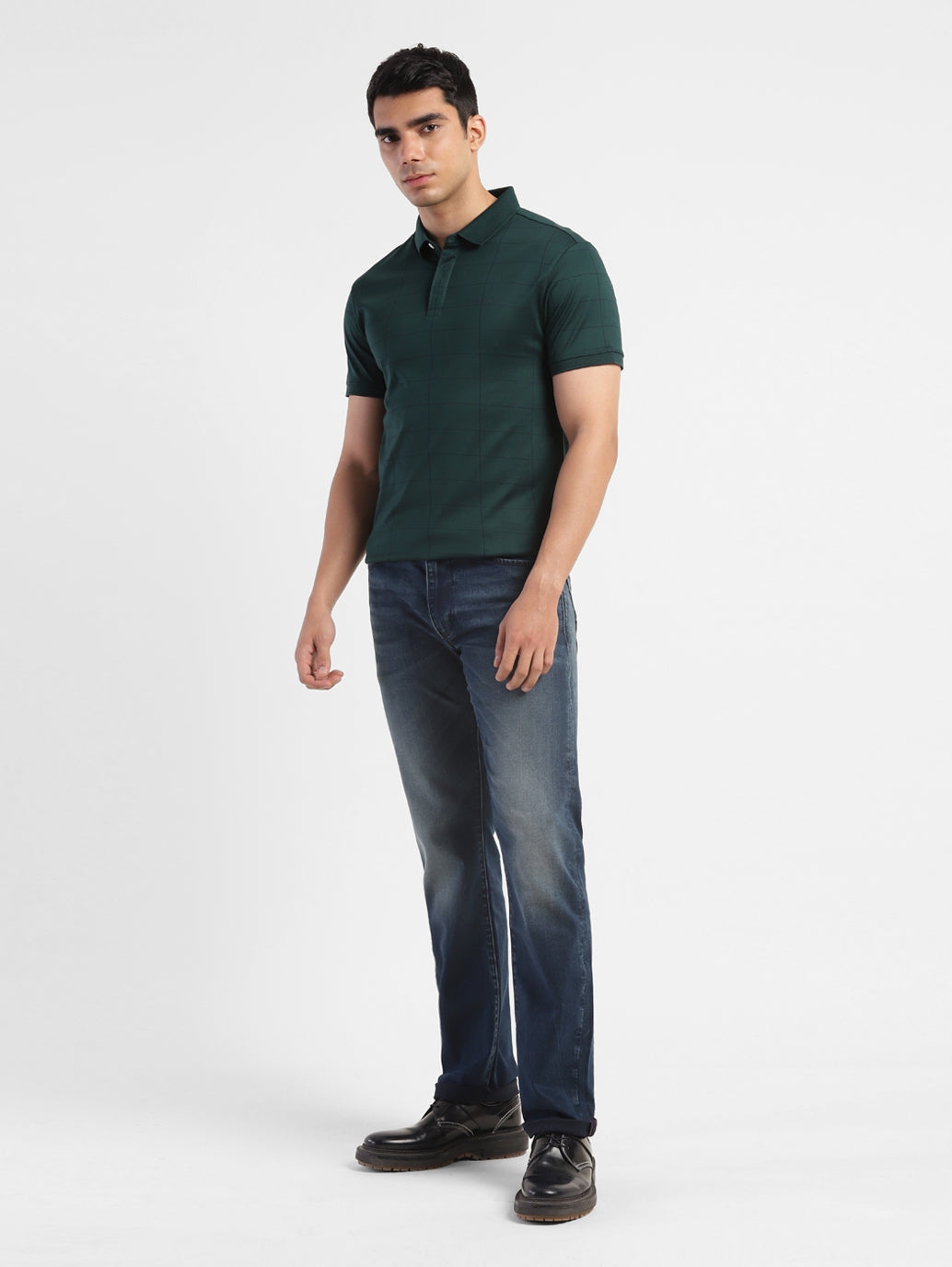 Men's Redloop 65504 Blue Skinny Fit Mid Rise Jeans