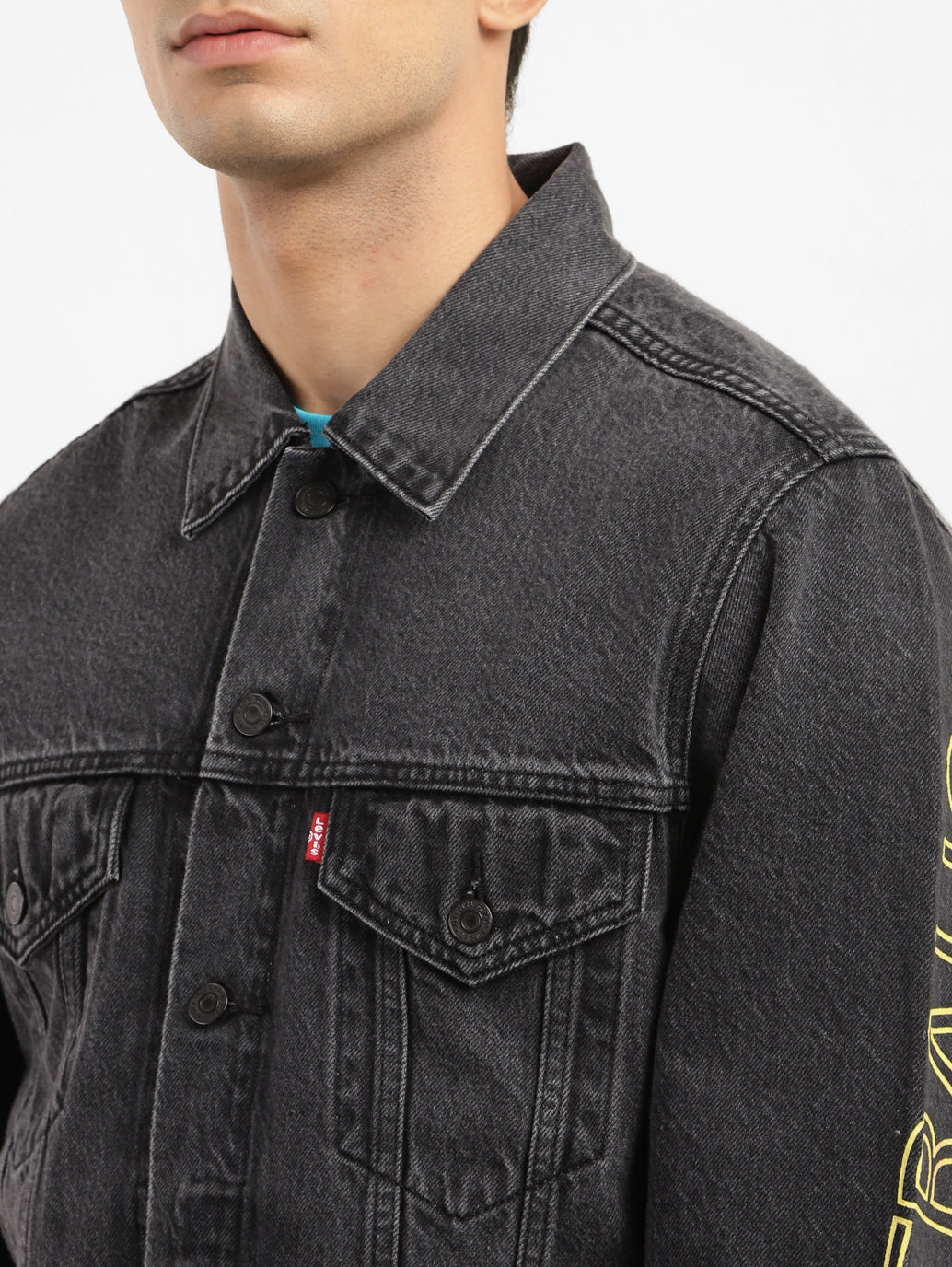 Men's Printed Spread Collar Jackets