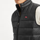 Men's Quilted Black Collar Neck Jacket