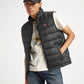 Men's Quilted Black Collar Neck Jacket