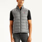 Men's Quilted Grey High Neck Puffer Jacket