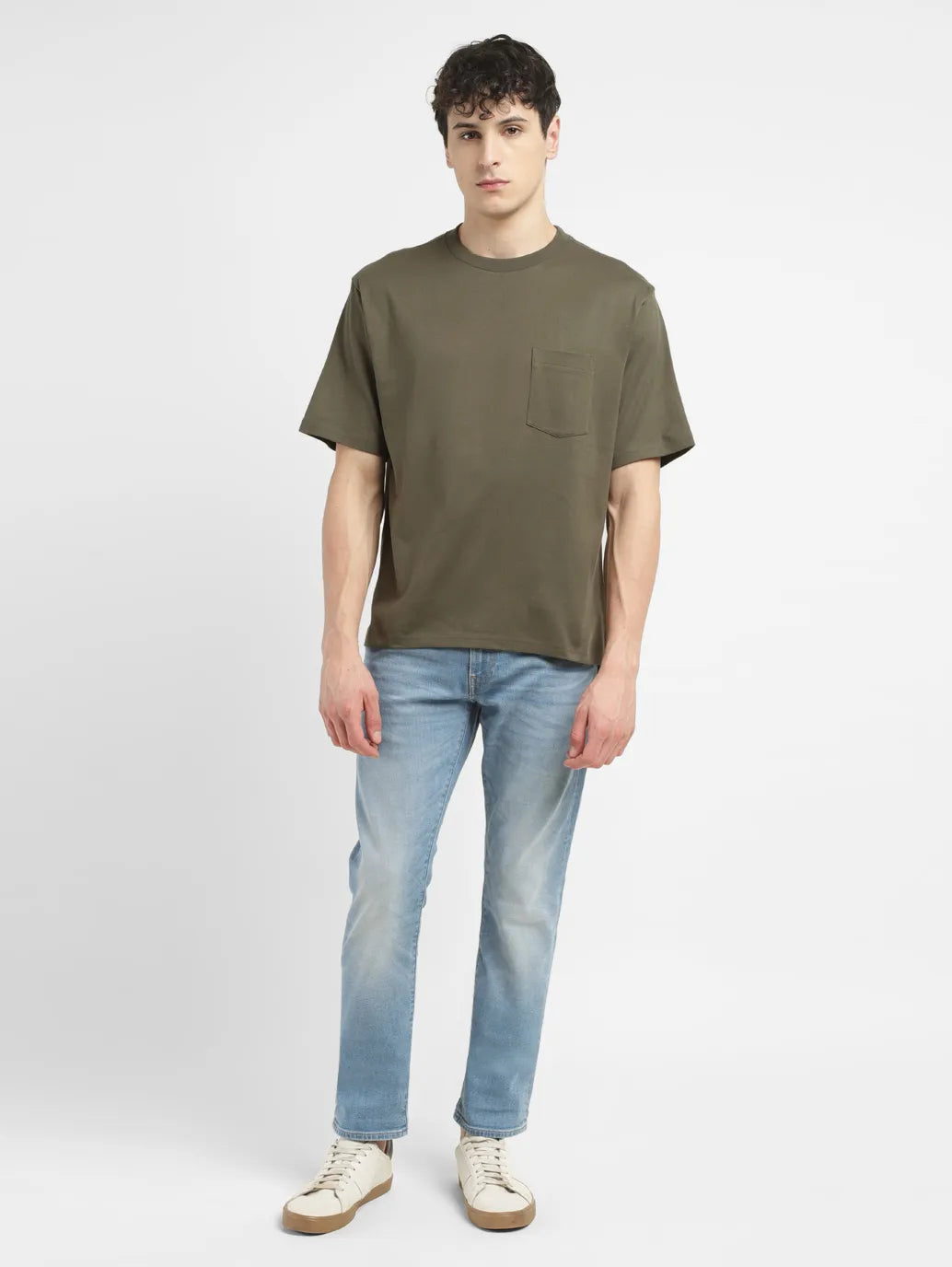 Men's Solid Loose Fit T-shirt