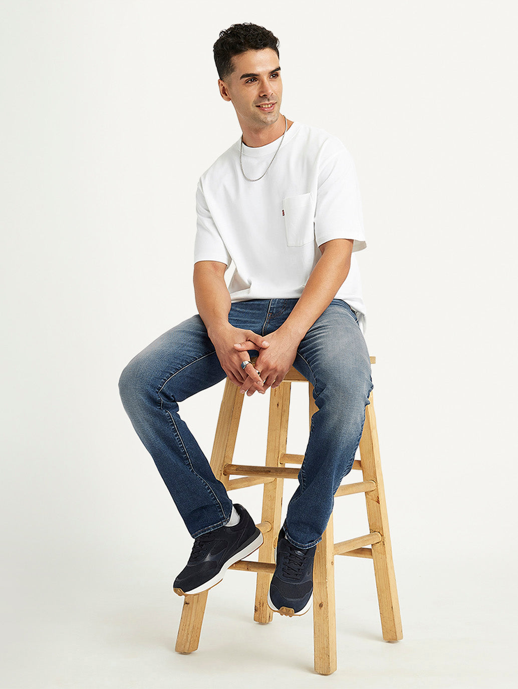Men's Solid Loose Fit T-Shirt
