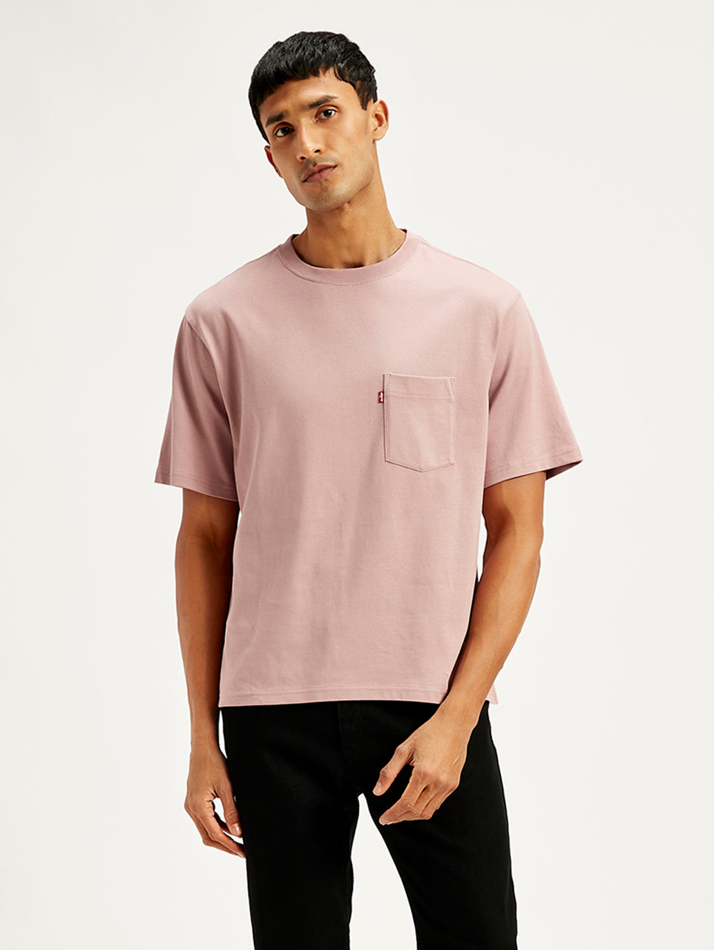 Men's Solid Relaxed Fit T-Shirt