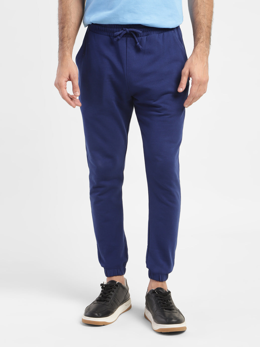 Mens navy best sale slim fit joggers