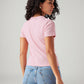 Women's Solid Slim Fit T-Shirt - Back View