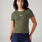 Women's Solid Slim Fit T-Shirt - Front View