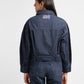 Levi's x Deepika Padukone Solid Navy Shirt Collar Jacket