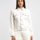 Levi's x Deepika Padukone Solid White Shirt Collar Jacket