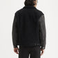 Men's Colorblock Black Collar Neck Jacket