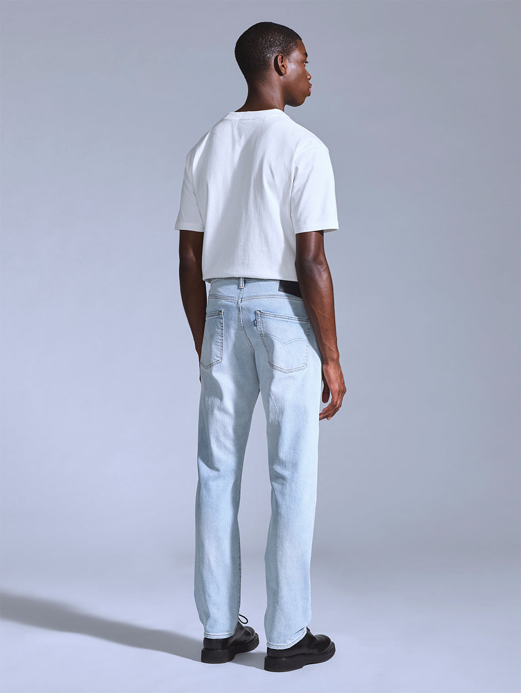 Men's 511 Light Blue Slim Fit Mid Rise Jeans - Back View