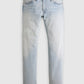 Men's 511 Light Blue Slim Fit Mid Rise Jeans - FlatLay View