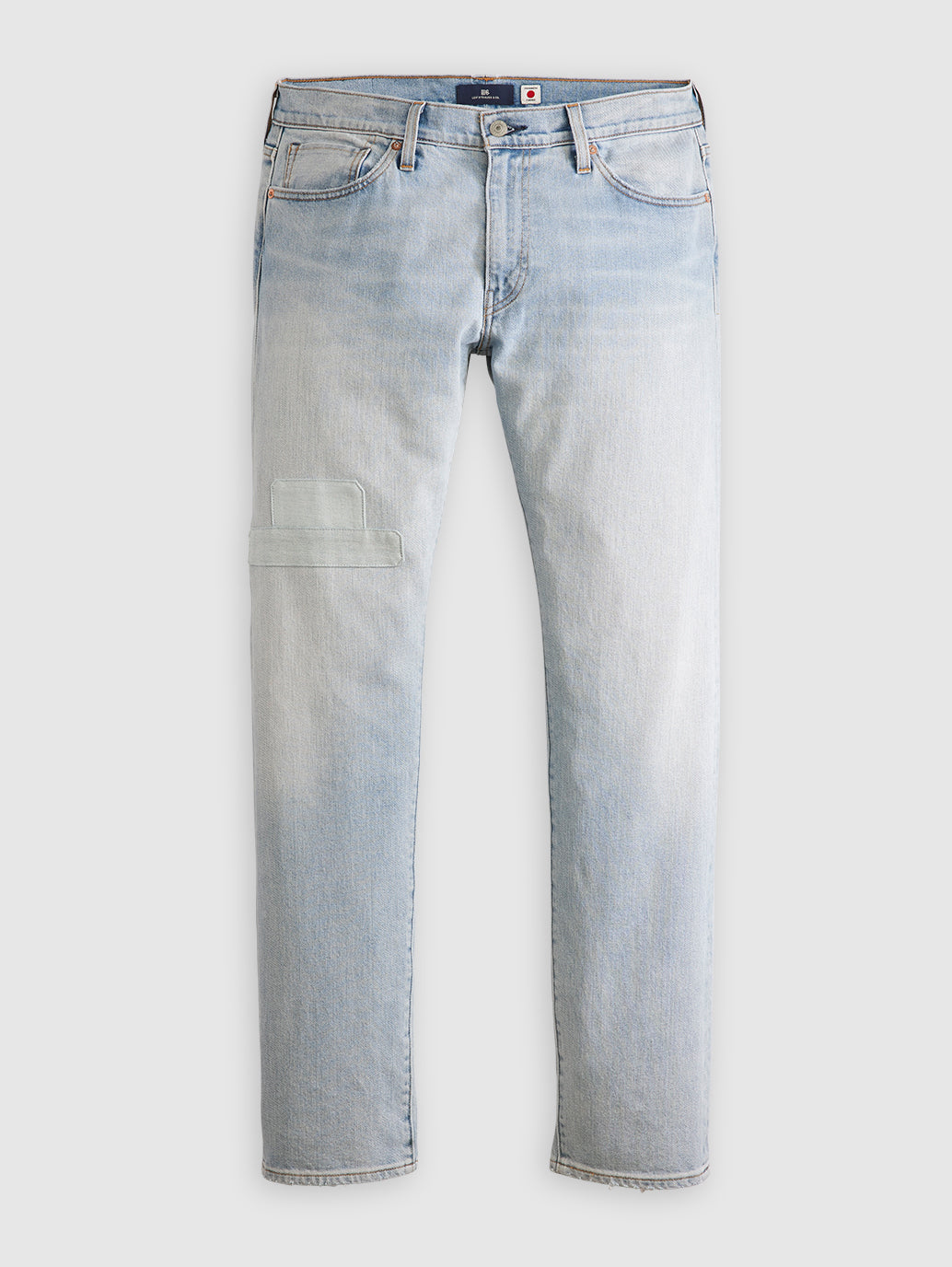 Men's 511 Light Blue Slim Fit Mid Rise Jeans - FlatLay View