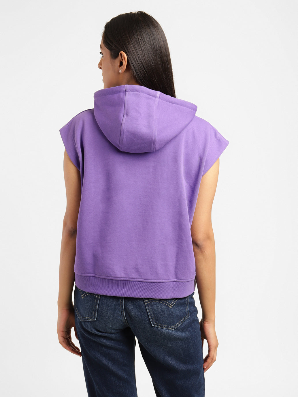 Solid purple cheap hoodie