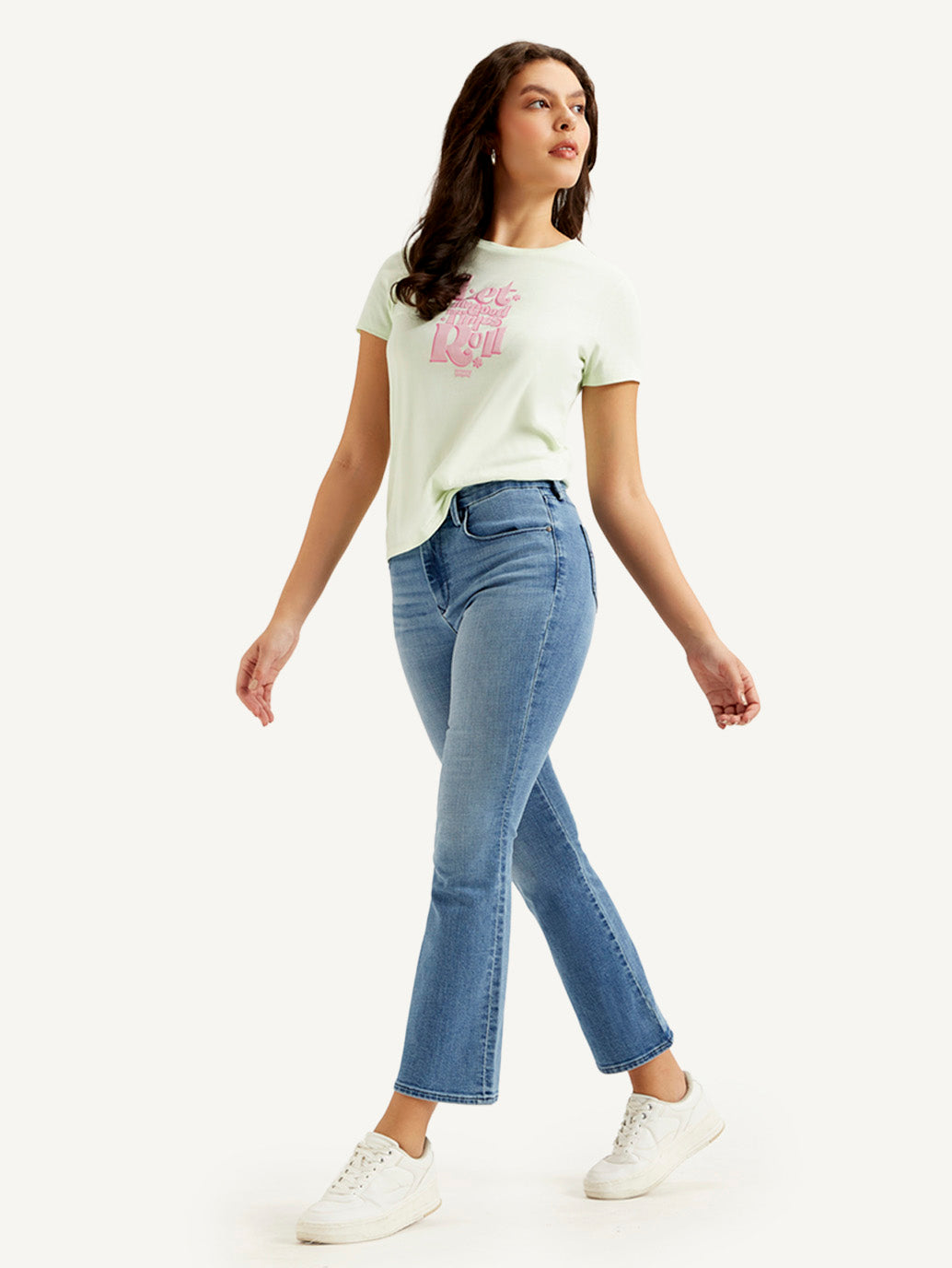Women's Redloop 725 Blue Bootcut Fit High Rise Jeans