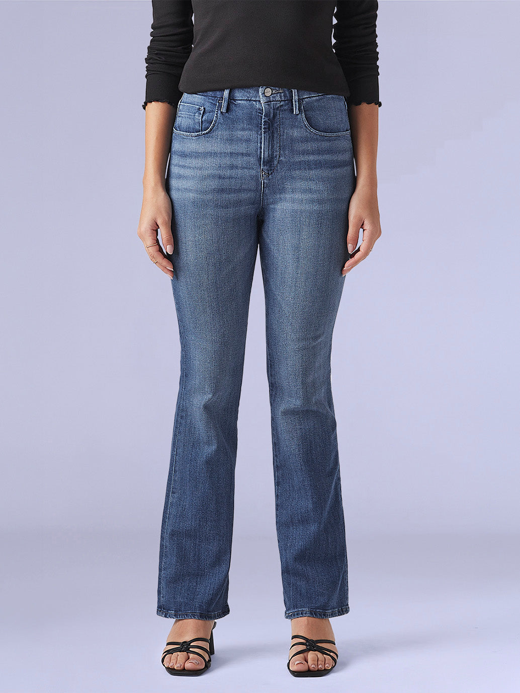 Women's 725 Blue Bootcut Fit High Rise Redloop Jeans - b641cf55-72c6-4b5f-9c32-8994f1eec43a View