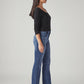 Women's 725 Blue Bootcut Fit High Rise Redloop Jeans - Side View