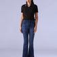 Women's 725 Blue Bootcut Fit High Rise Redloop Jeans - 45179bfa-3037-4947-ba8a-899a1d3be4d3 View