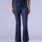 Women's 725 Blue Bootcut Fit High Rise Redloop Jeans - 402e103b-ac76-43ba-817e-ef94d9c44363 View