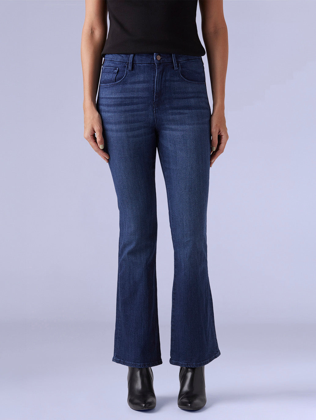 Women's 725 Blue Bootcut Fit High Rise Redloop Jeans - 402e103b-ac76-43ba-817e-ef94d9c44363 View