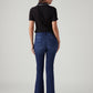 Women's 725 Blue Bootcut Fit High Rise Redloop Jeans - Back View