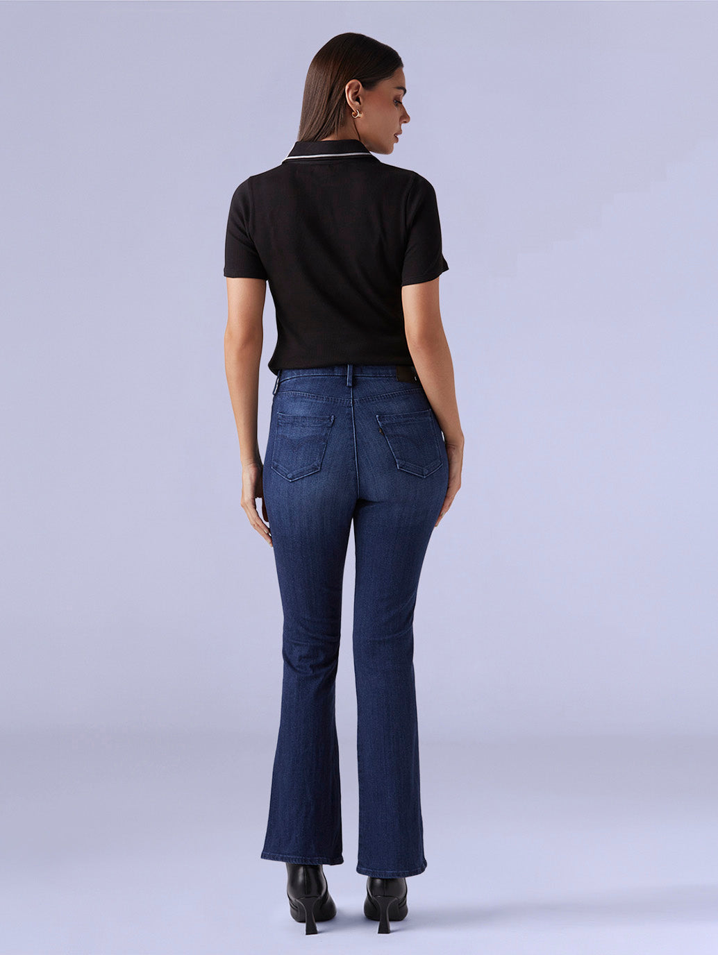 Women's 725 Blue Bootcut Fit High Rise Redloop Jeans - f8e83e24-655c-42f4-9f79-49223bd7a0ac View