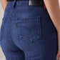 Women's 725 Blue Bootcut Fit High Rise Redloop Jeans - Detail View