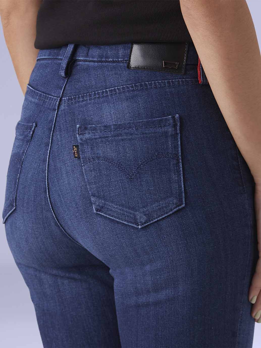 Women's 725 Blue Bootcut Fit High Rise Redloop Jeans - 46ebd5c0-78ca-414b-813e-18d4228fdb9c View