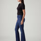 Women's 725 Blue Bootcut Fit High Rise Redloop Jeans - Side View