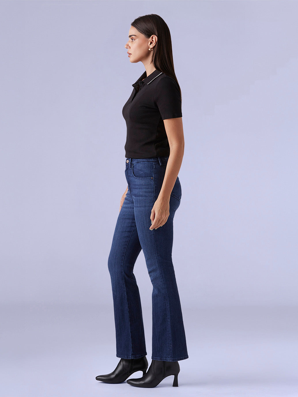 Women's 725 Blue Bootcut Fit High Rise Redloop Jeans - ae3d49ea-799d-4eac-932d-d6599f5dcf4d View