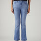 Women's 725 Light Blue Bootcut Fit High Rise Redloop Jeans - Front View
