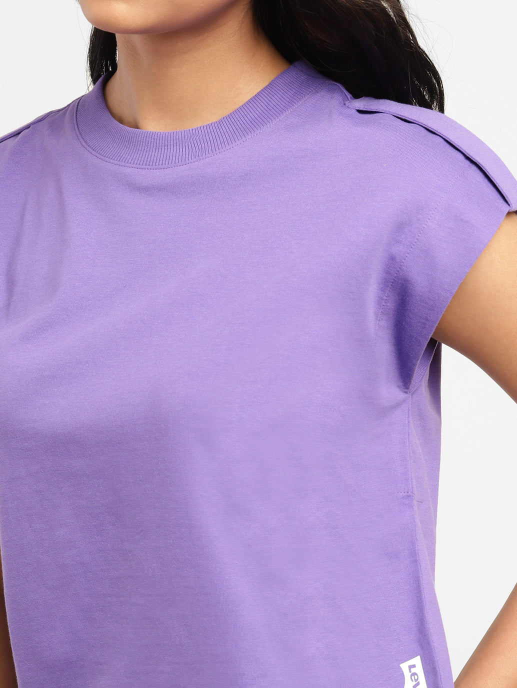 Women's Regular Fit Purple T-Shirt